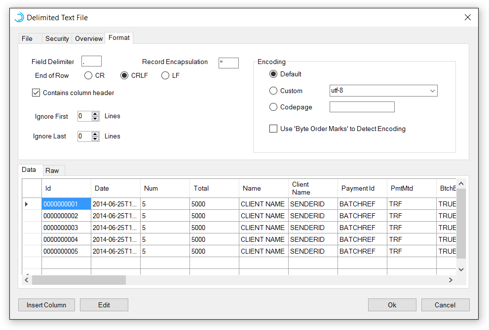 Create a SEPA Mapping